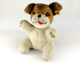 Steiff Dog Possy with IDs 9 inches vintage 1980 to 1981