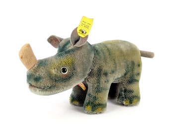 シュタイフのロバ、すべてのID付き、新品同様、10インチ、ヴィンテージ