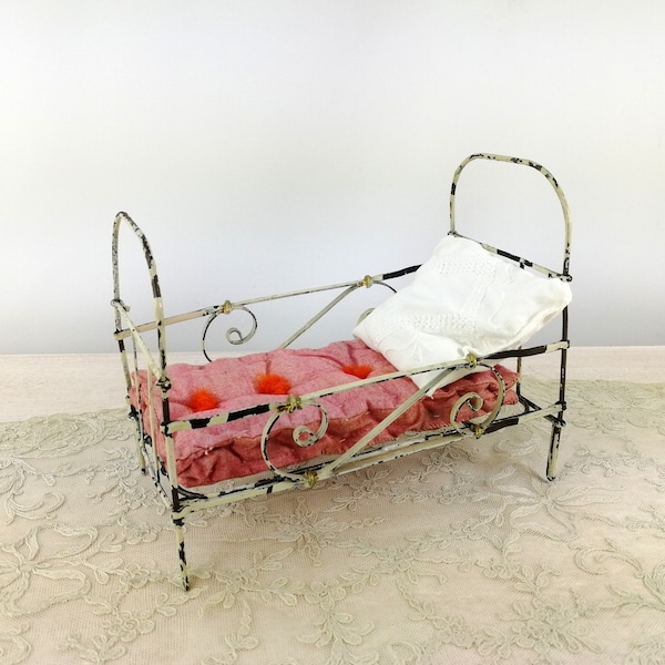 Antique Metal Crib Etsy