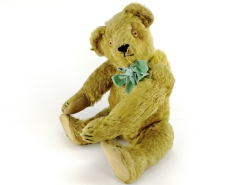 Début anglais Teddy Bear 1910s à 1920 bien aimé restauré 15 pouces de haut