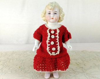 SUPERBE SIMON HALBIG SH Ancienne poupée mignonette tête porcelaine 20