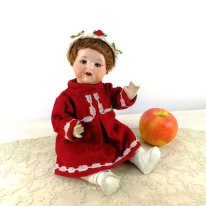 Armand Marseille Character Baby 12 inches 1925 made bisque head mould 990