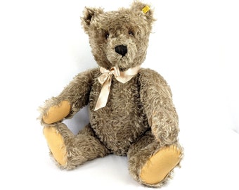 Steiff Teddy Bear With Ids Large 25 Inches Vintage Produced