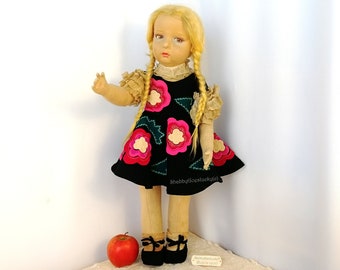 RARE /& VERY OLD ~ 1920s Girl /& Boy Cloth Doll Pattern