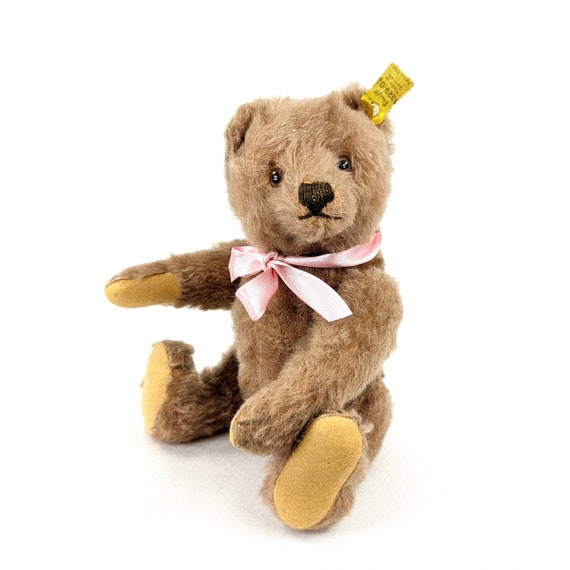 Steiff Teddy Bear With Ids 10 Inches Vintage 1965 to 1966 Produced