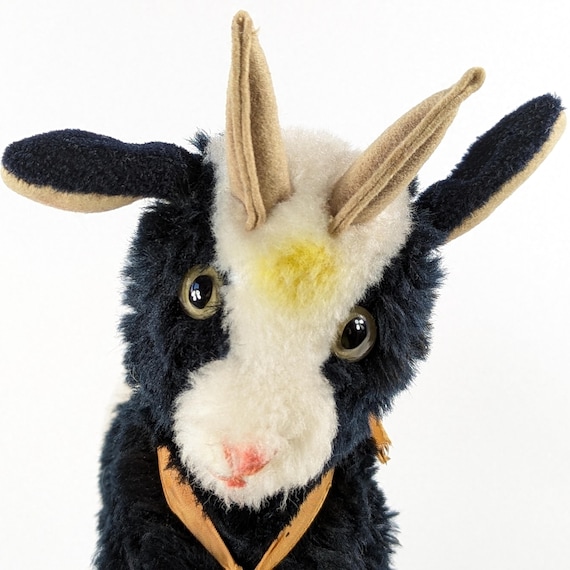 Steiff Goat Cosy Zicky 10 Inches With Ids Vintage 1967 Produced