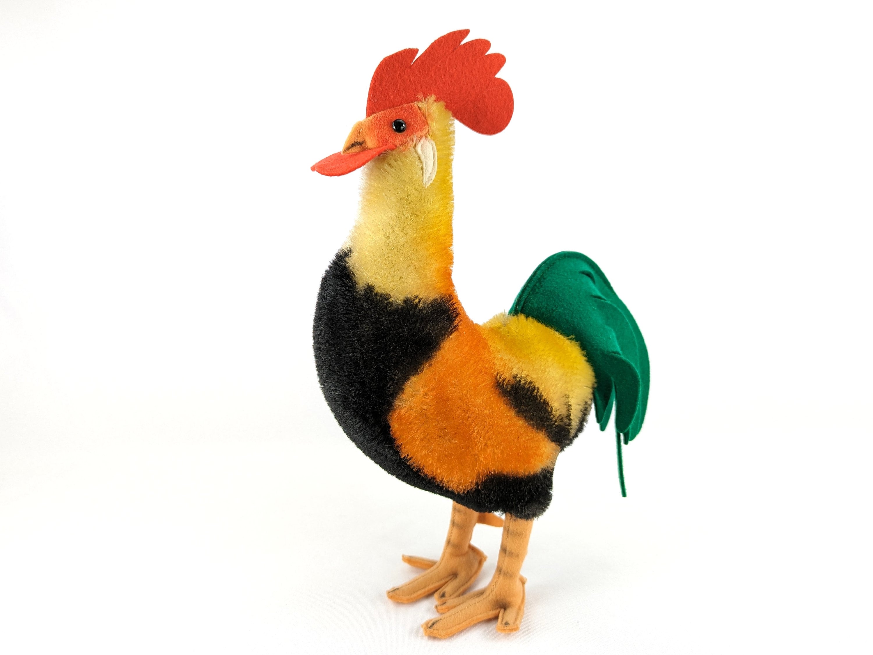 Steiff Rooster Largest 11 Inches Vintage 1959 to 1964 Produced