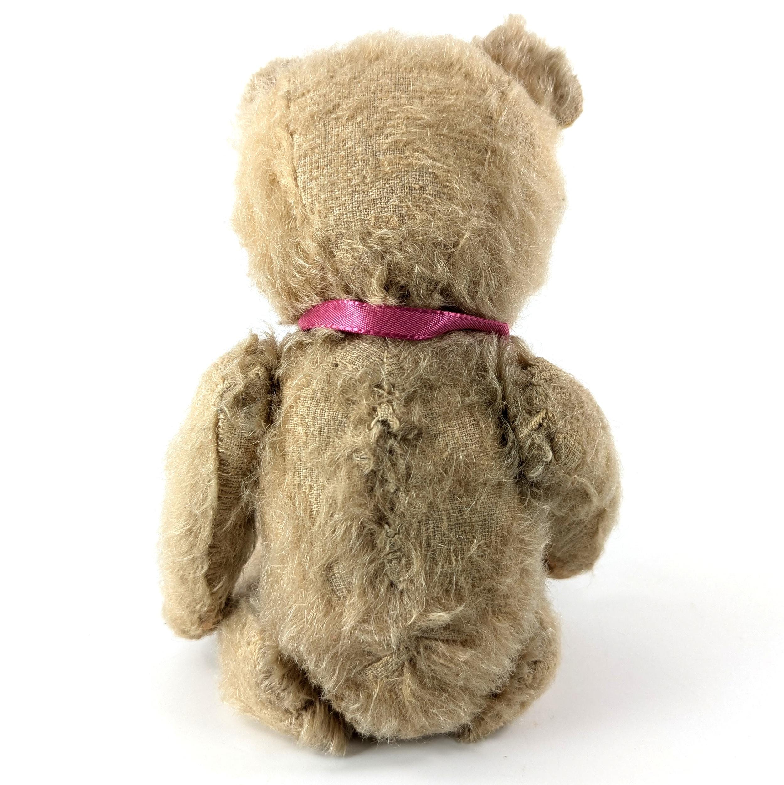 1950年代に愛されたヴィンテージテディベア。ドイツ製。高さ12インチの