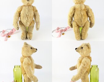 TEDDY BEAR STEIFF SOPHIE LA GIRAFE Années 1930 – 48 Cm, Rare, Dans Son Jus