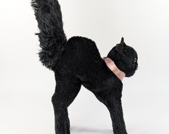 シュタイフ ブラック トム キャット ID 付き 最大 9 インチ