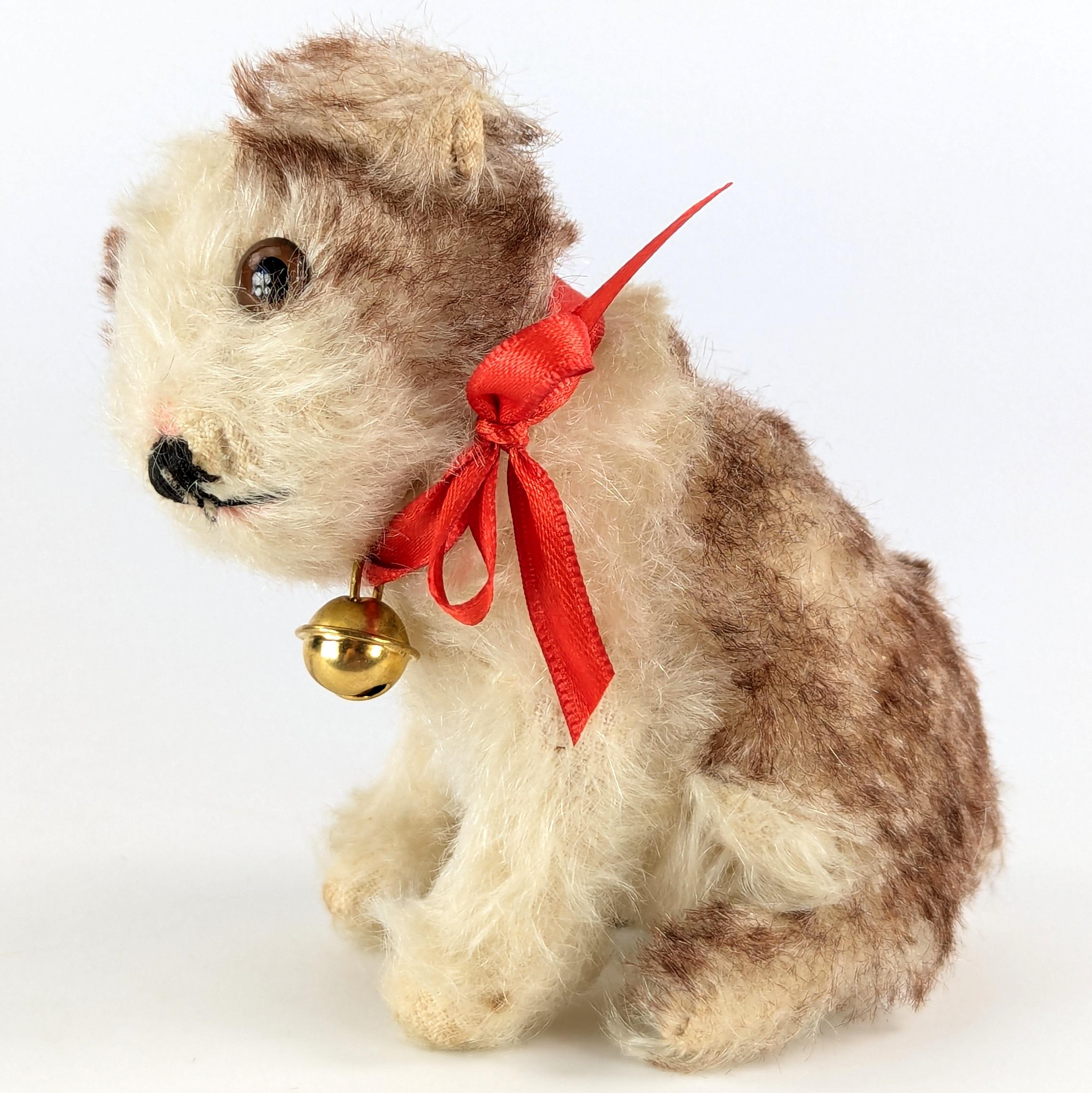 Steiff Molly 犬 4053/23 タグ付 西ドイツ　ヴィンテージ Steiff Puppy Dog Molly With Ids 1966 to 1967 Vintage Smallest 4