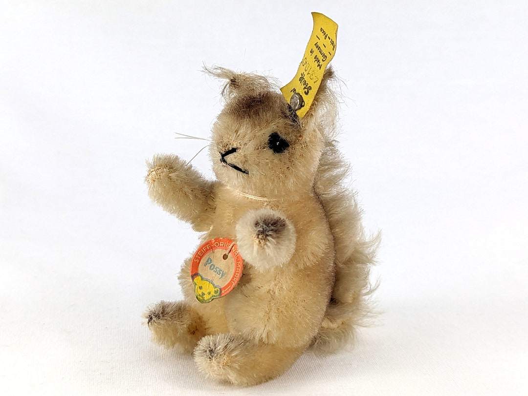 Steiff - シュタイフ★Possy Squirrel 10cm ID’s完品★リスのポッシー Steiff - シュタイフ☆Possy Squirrel 10cm ID's完品☆リスの