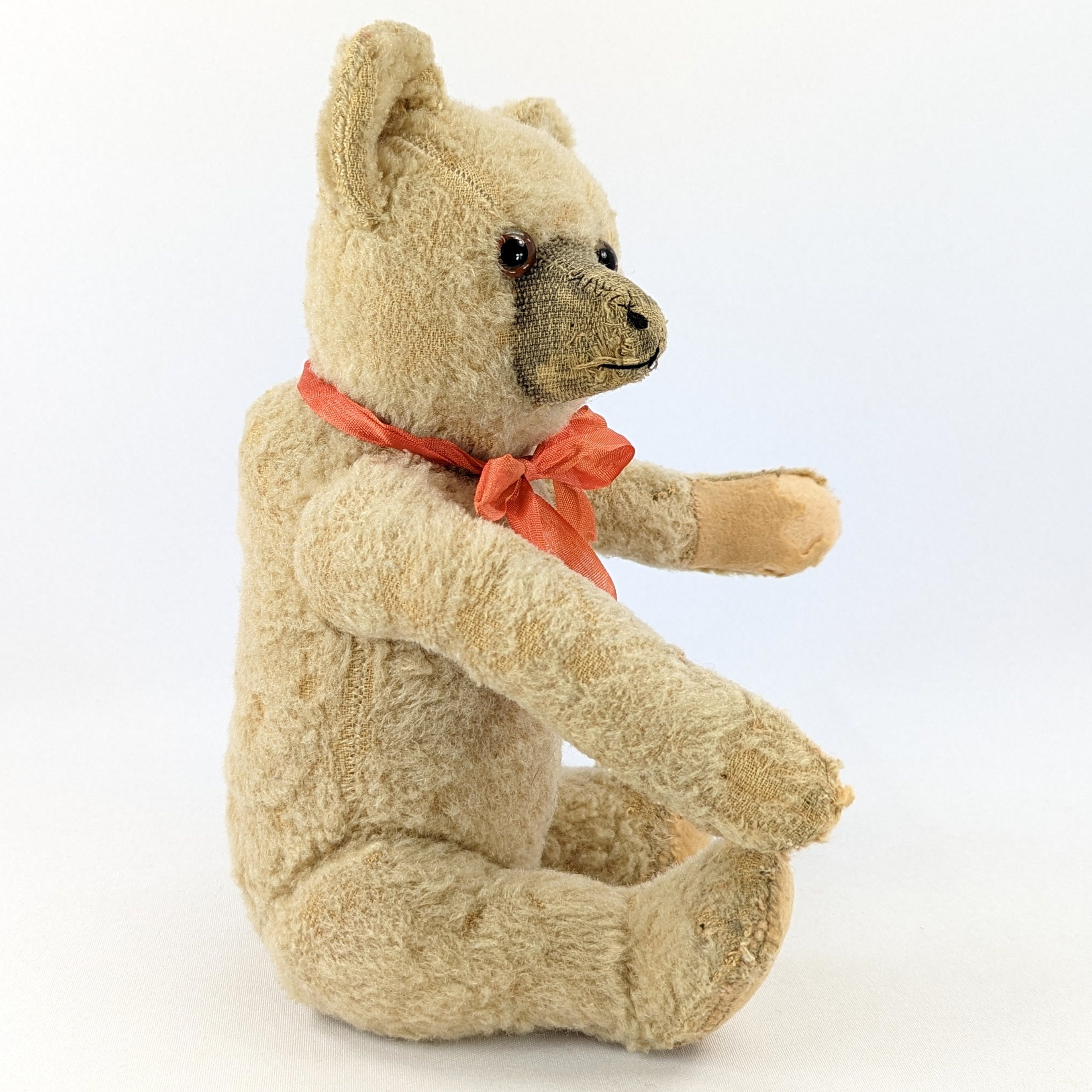 フ*く様 独逸/ドイツ■アンティークテディベア 25cm■ビンテージ/ヴィンテー ドイツ アンティーク ヴィンテージ テディベア 鼻の高いハンサム