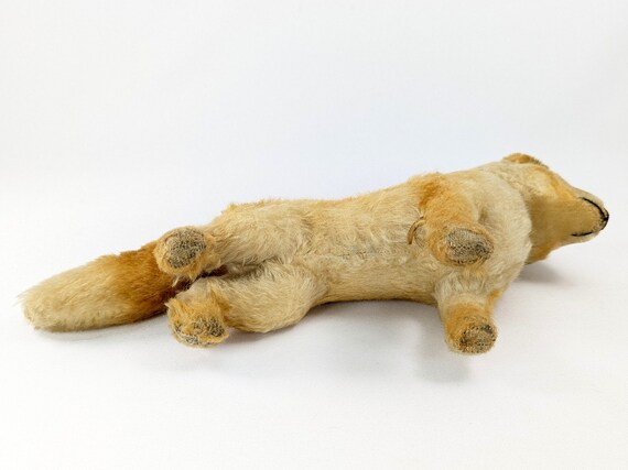 Steiff Fox US Zone Tag ID 5 Inches Tall Vintage 1949 to 1953