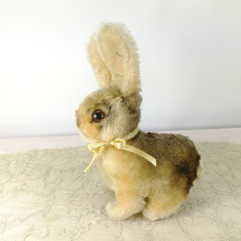 Steiff Bunny Rabbit Sonny with button midi 8 inches vintage 1968 to 1976 image 9