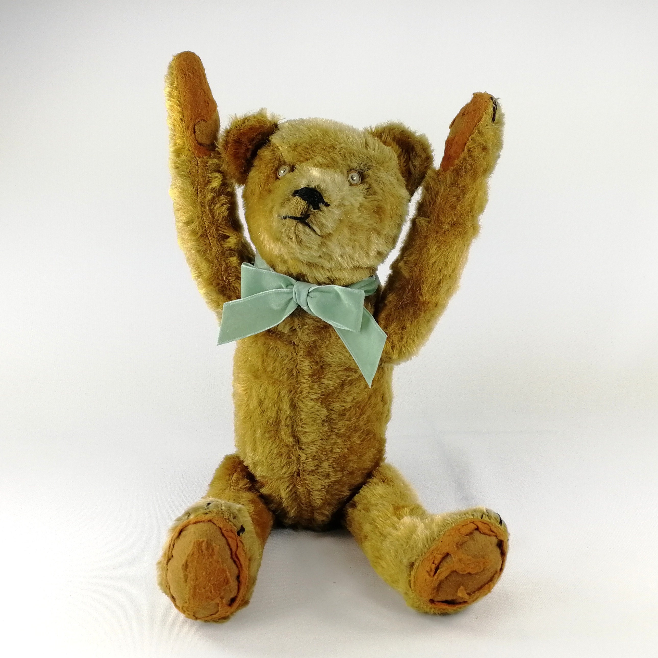 Early Teddy Bear Rare Cinnamon Mohair 1930s to 1940s Unknown