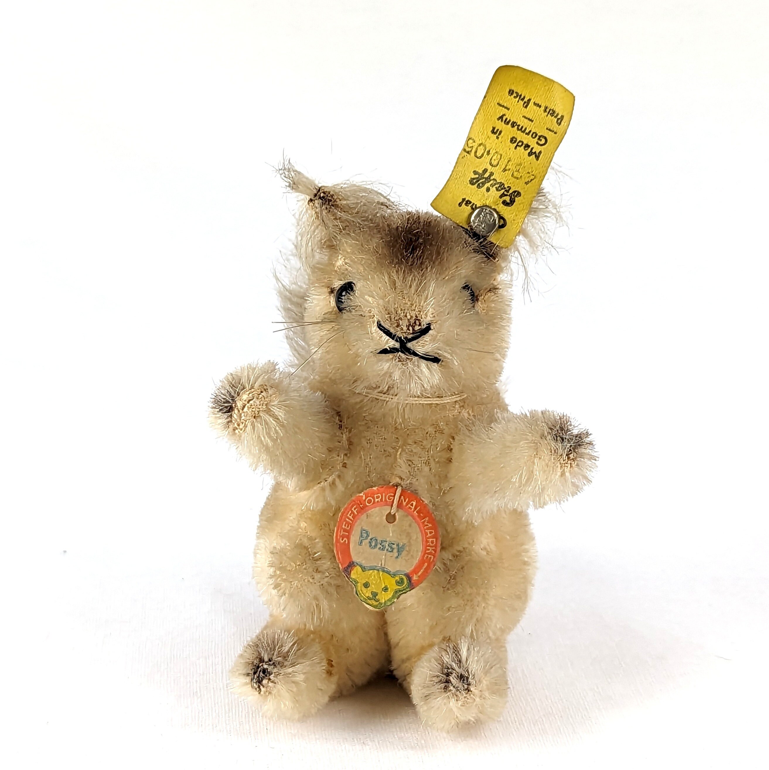 Steiff - シュタイフ★Possy Squirrel 10cm ID’s完品★リスのポッシー Steiff - シュタイフ☆Possy Squirrel 10cm ID's完品☆リスの