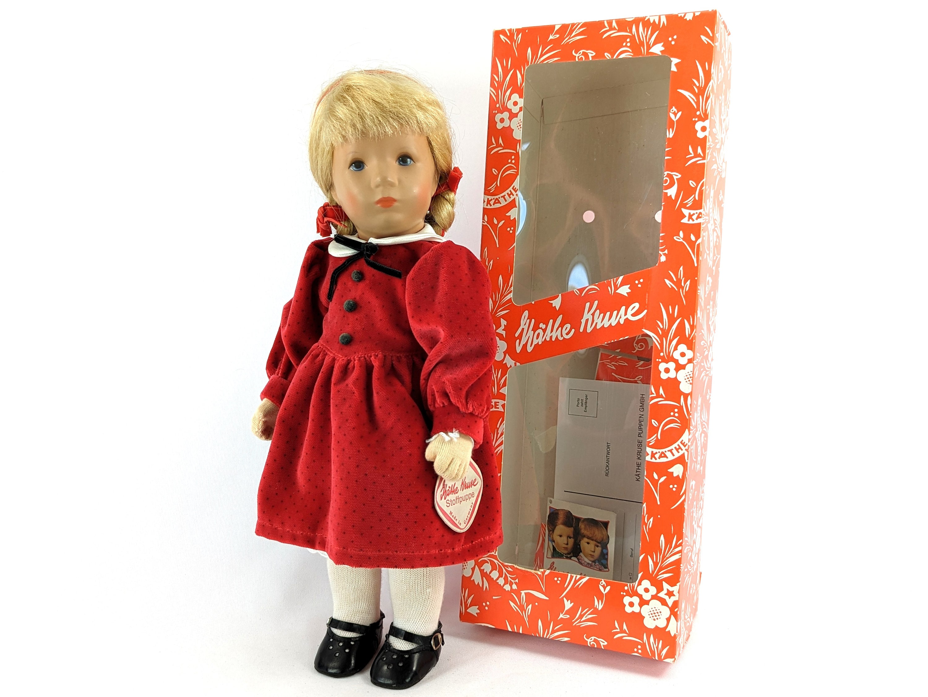 Kathe Kruse Doll Girl 1993 Vintage 14 Inches Mint in Box Little