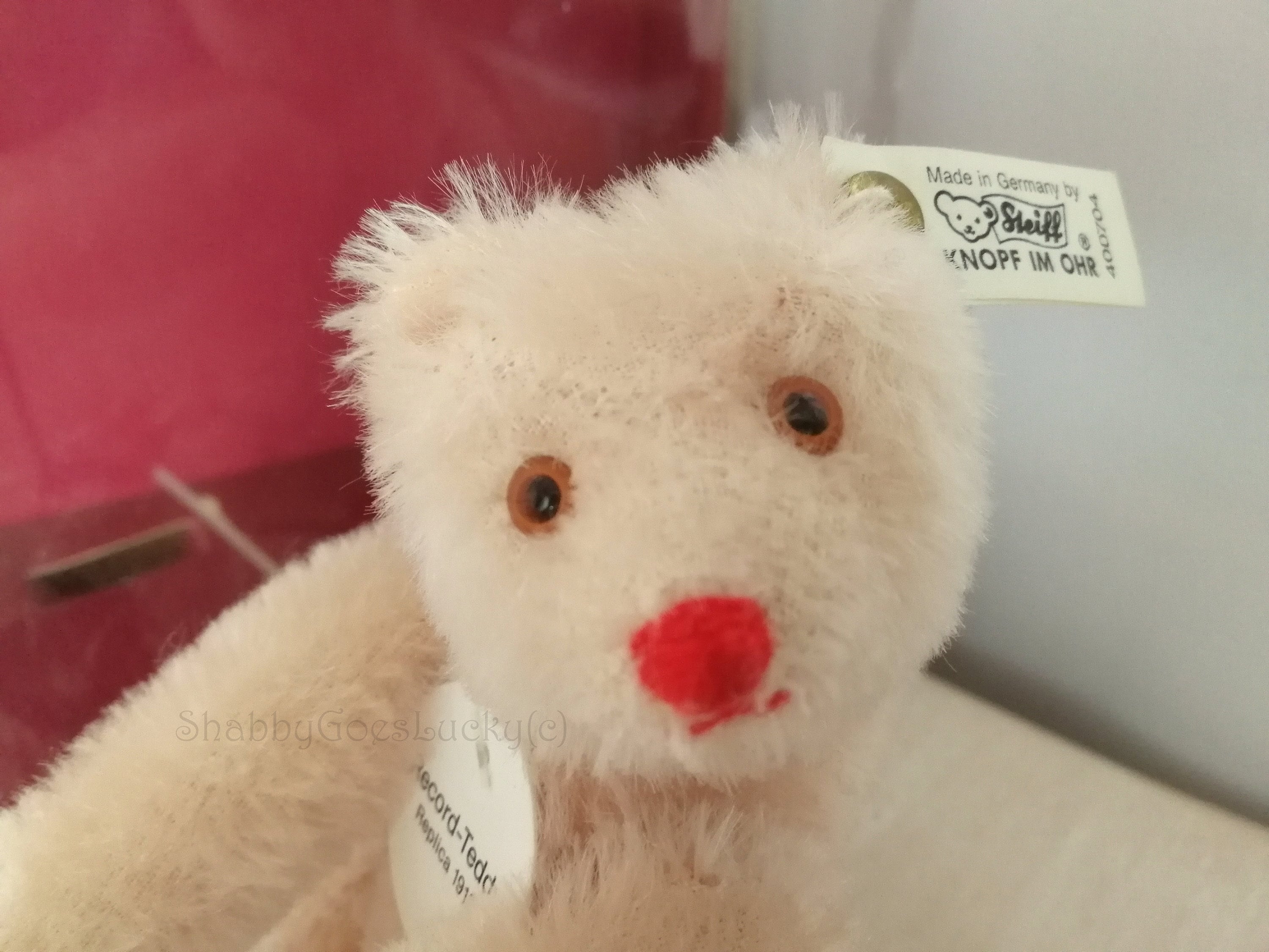 シュタイフ テディベア ローズ・オン・ワゴン ヴィンテージ 1991年