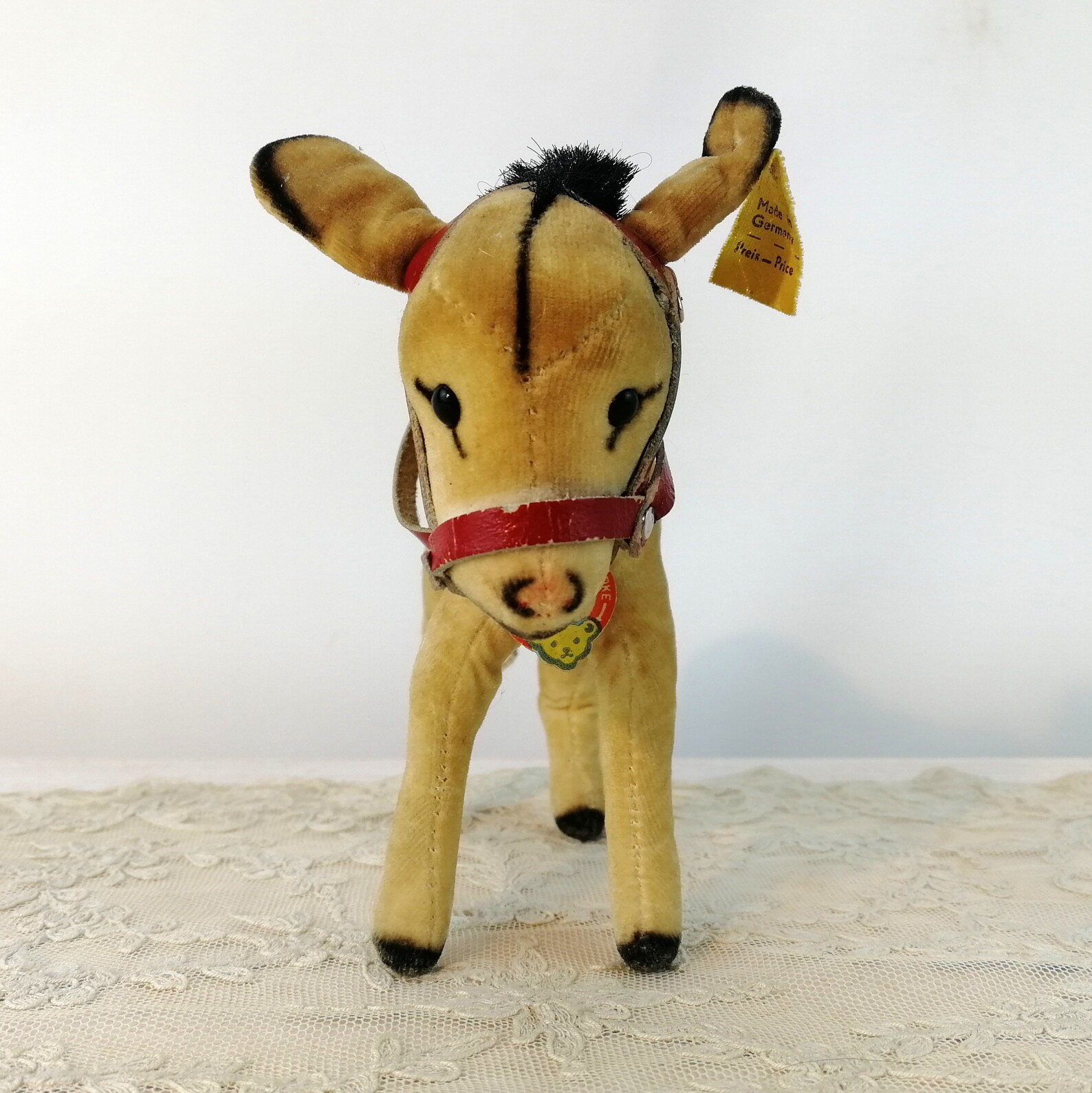 Steiff donkey all IDs vintage 1965 to 1967 smallest 5 inches | Etsy