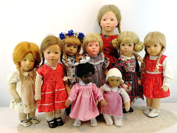 Kathe Kruse Doll Girl Vintage 1955 to 1977 Little German Child