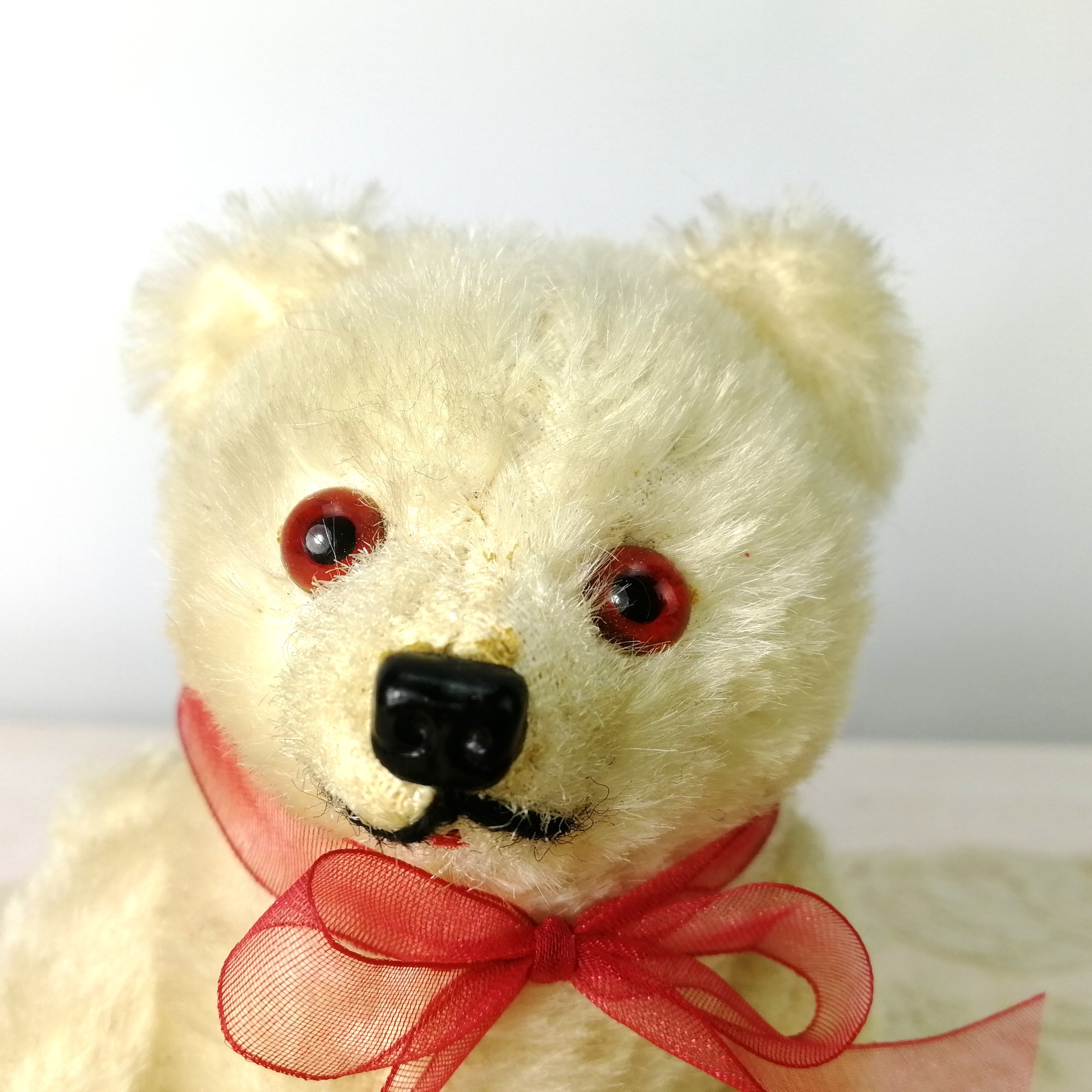 Ours en peluche vintage en laine de bois, Allemagne