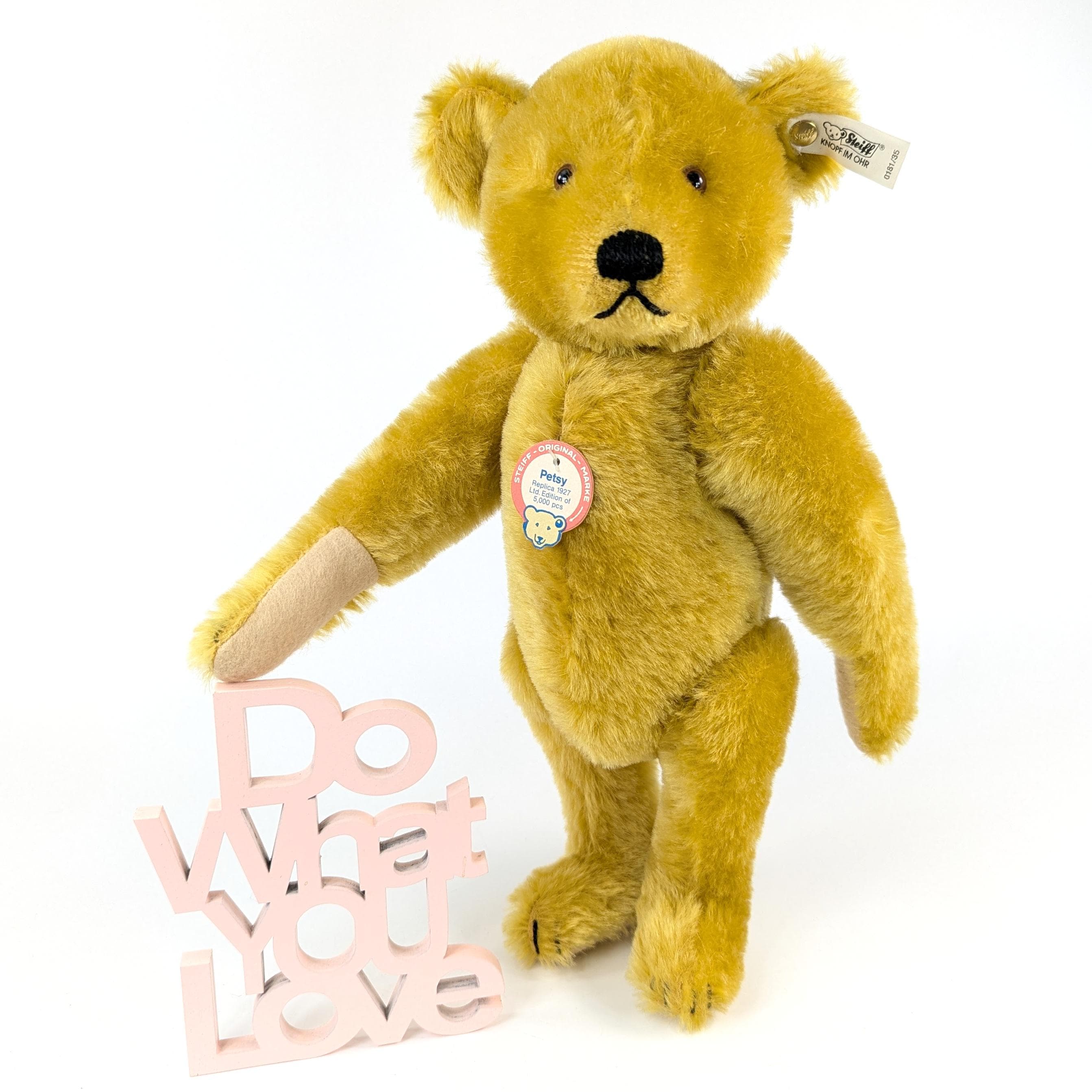 Steiff　シュタイフ　テディベア　1927年 petsy シュタイフ テディベア ペッツィー 1927年 新品箱入り 14インチ