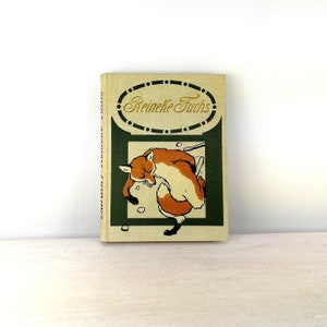 German Fox Animal Fable Reinecke Fuchs illustrated book from the 1910s