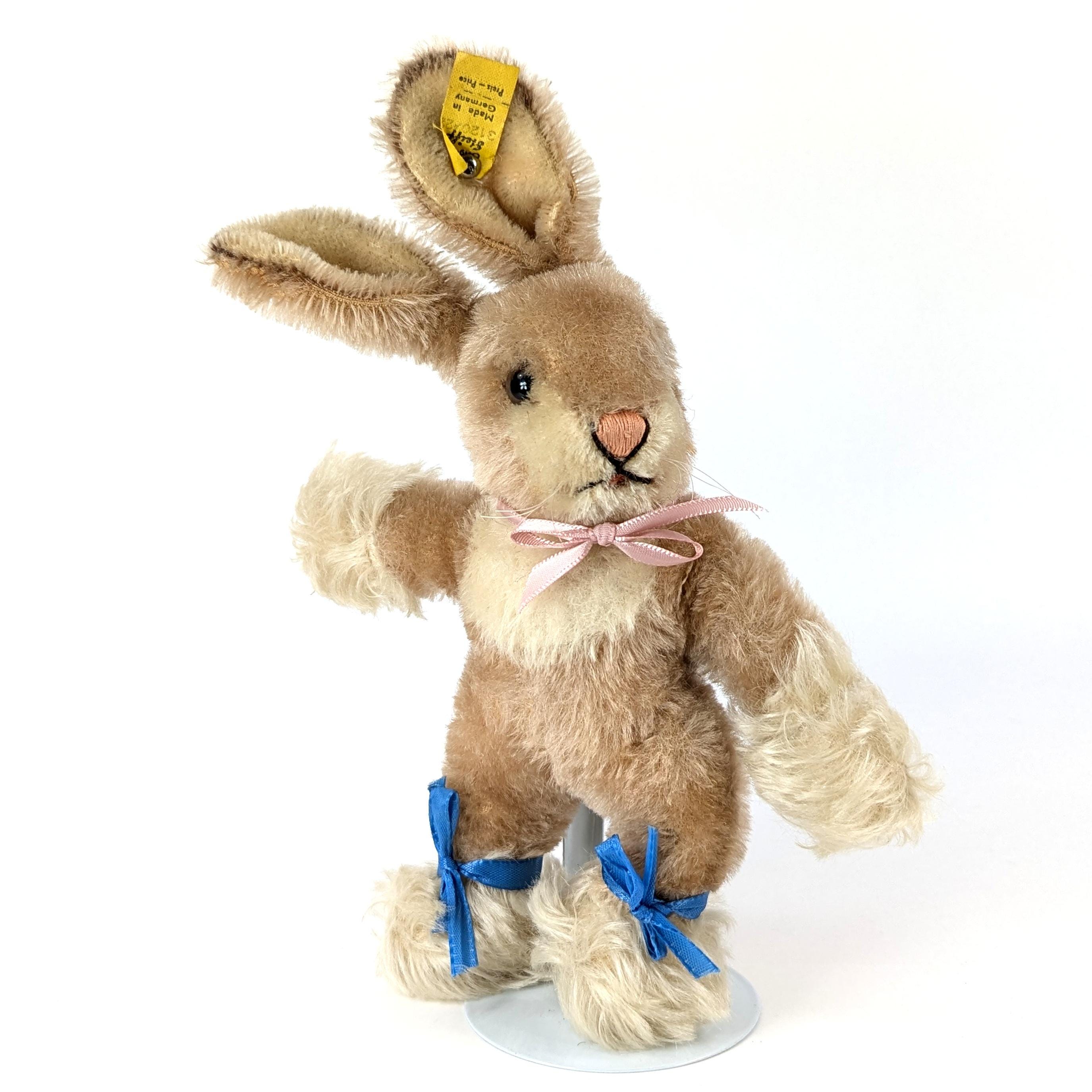 シュタイフBaby Rabbit sassy アンティーク シュタイフ ウサギ ベビーラビット Steiff Sassy 22cmサイズ