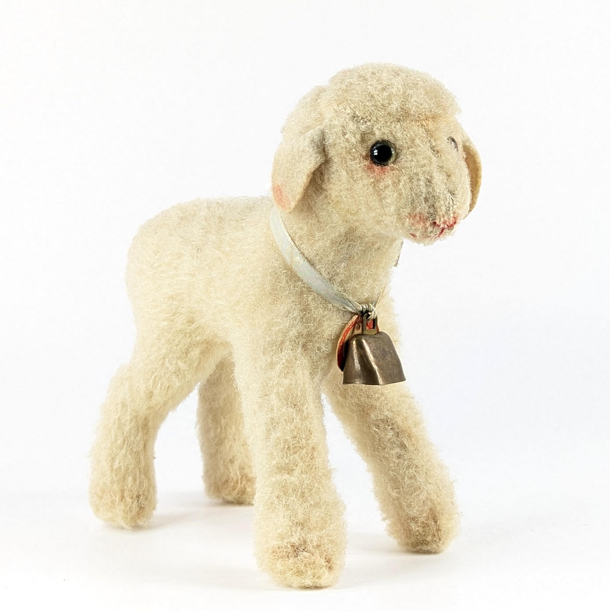 Steiff Lamb With ID Vintage 1953 to 1964 Produced Standing 6