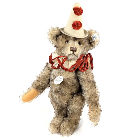 Steiff Teddy Clown 1926 レプリカ テディベア Steiff Teddy Bear Clown 1926 Mint Condition 12 Inches Vintage 2005