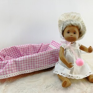 Sasha Baby Doll white blond 12 inches in original basket 1978 by Trendon Ltd image 10