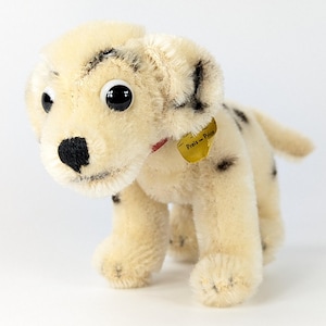 Steiff Dalmatien Rolly Dog avec carte d'identité et collier plus petit 5 pouces de long 1962 produit uniquement