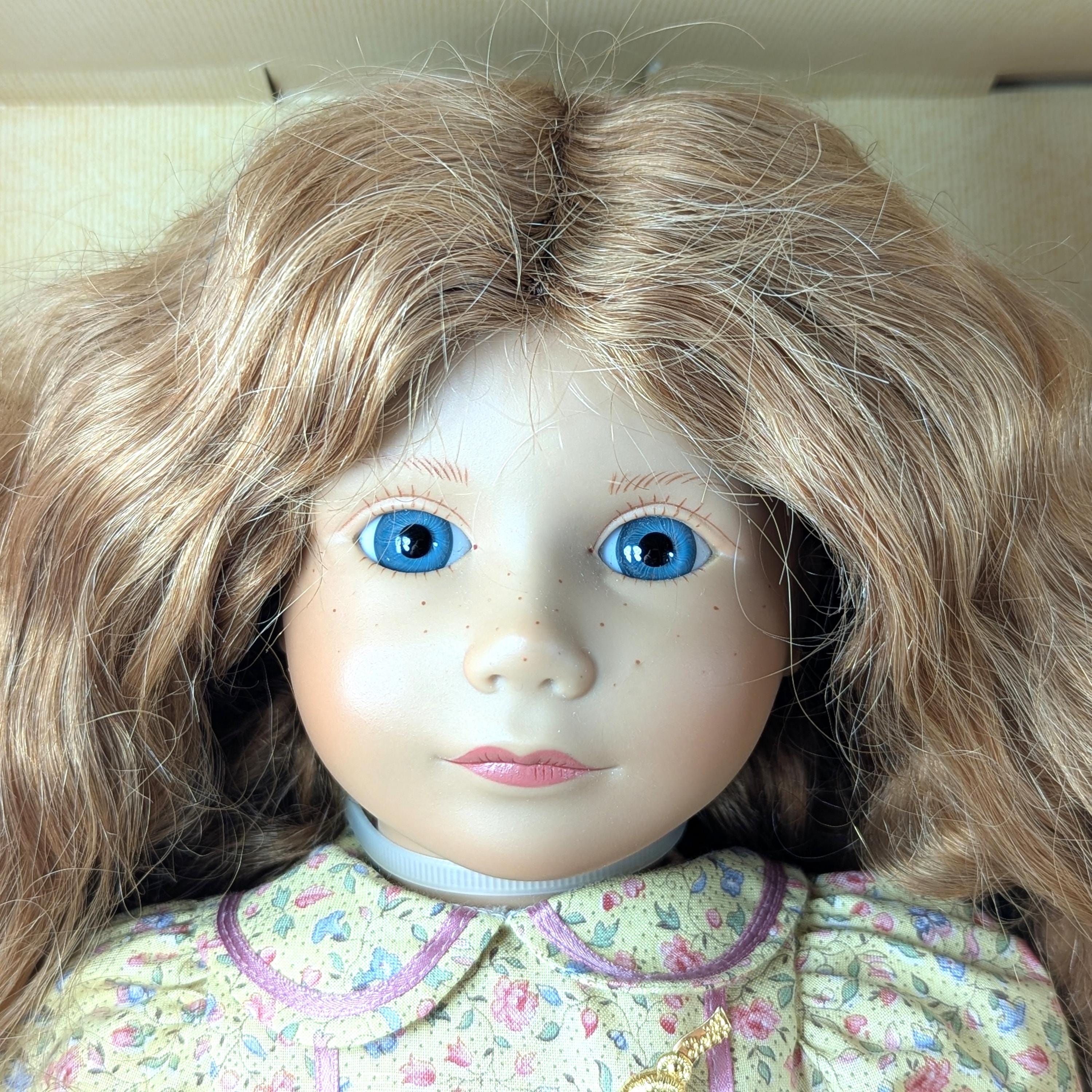 Steiff Doll Alice With Rabbit All Ids 1994 Produced Lmtd Edition