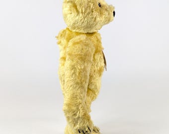 シュタイフ テディベア 1948年 レプリカ イエロー シルク ぬいぐるみ