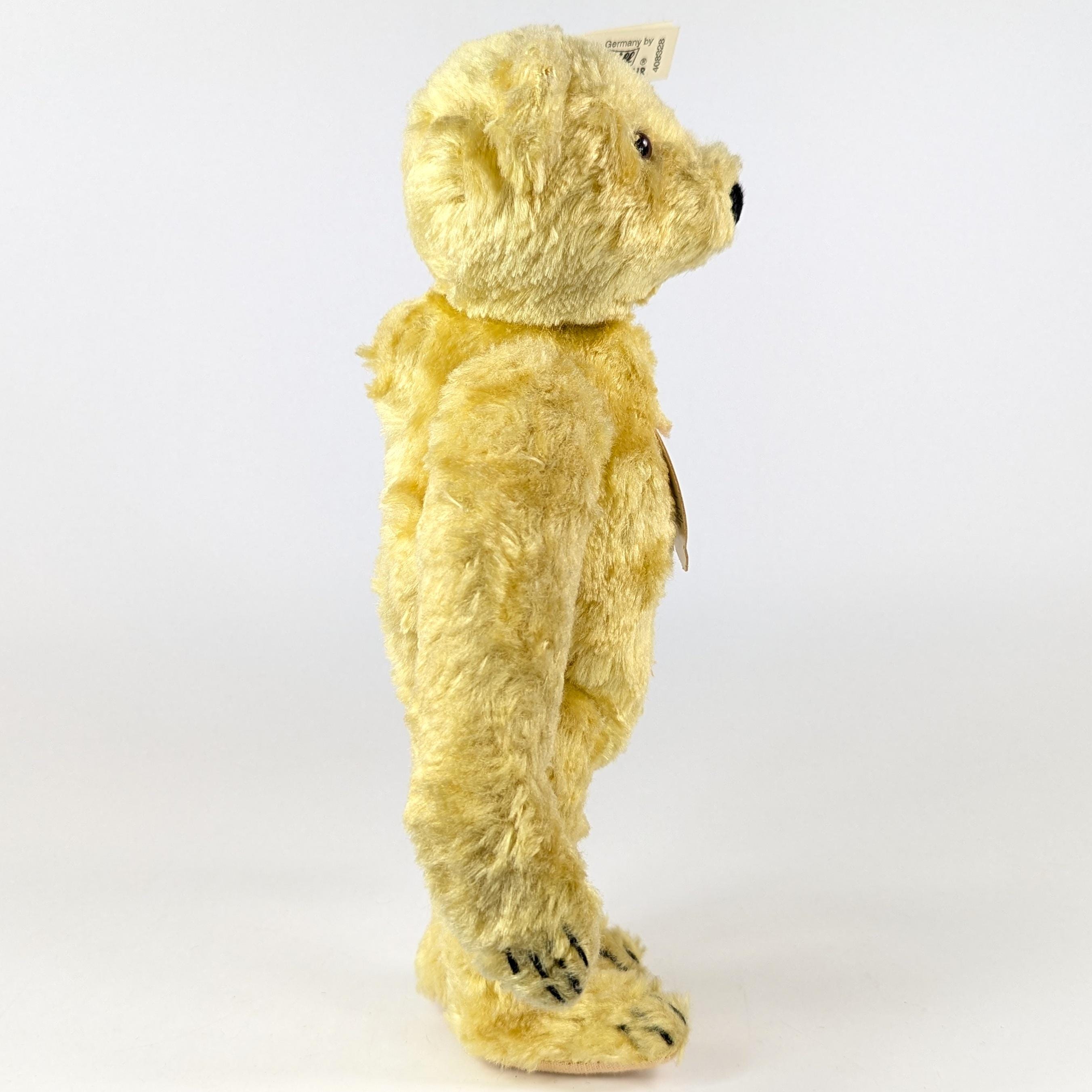 シュタイフ テディベア 1948年 レプリカ イエロー シルク ぬいぐるみ