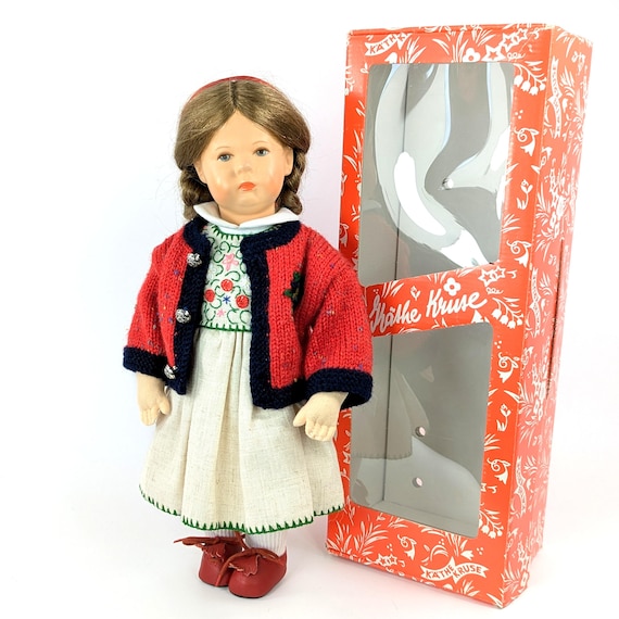 ケテクルーゼ人形 Kathe Kruse 人形 女の子 14インチ 新品箱入り ヴィンテージ 1992年