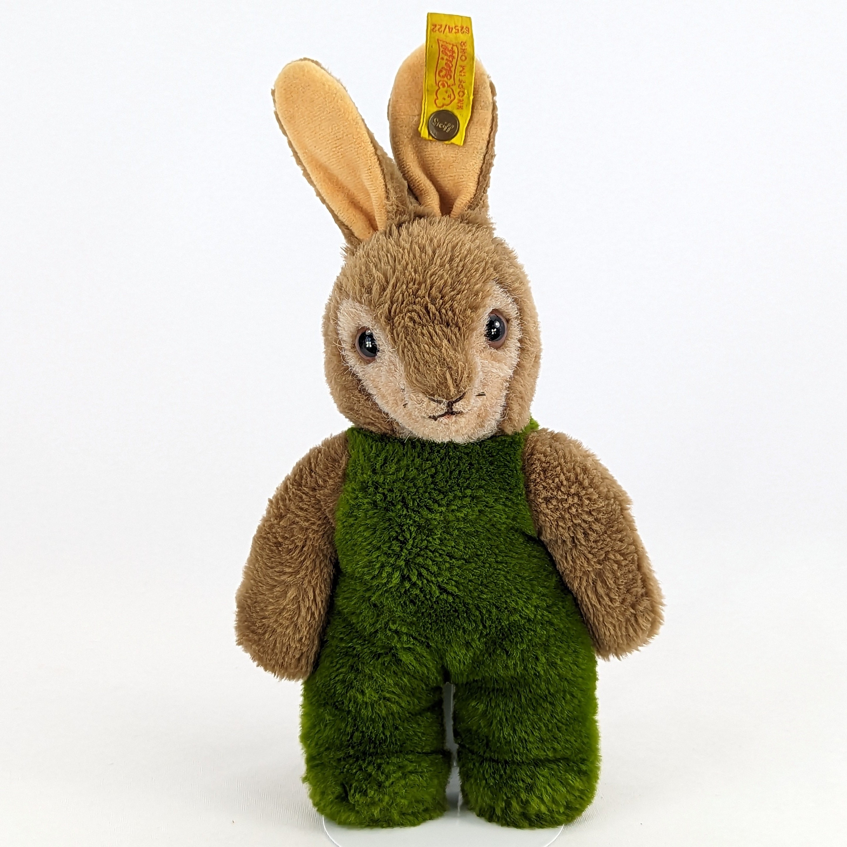 Steiff Rabbit Bunny Toldi With Ids and Squeaker 1980s Steiff Rabbit Bunny Toldi With Ids and Squeaker 1980s