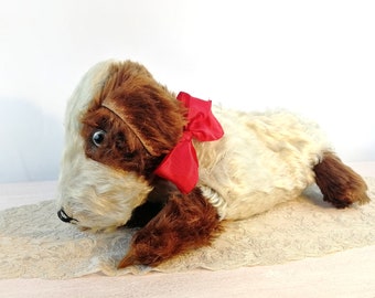 Merrythought Basset Dog Nightdress Pyjama Case English 1968 vintage 22 inches