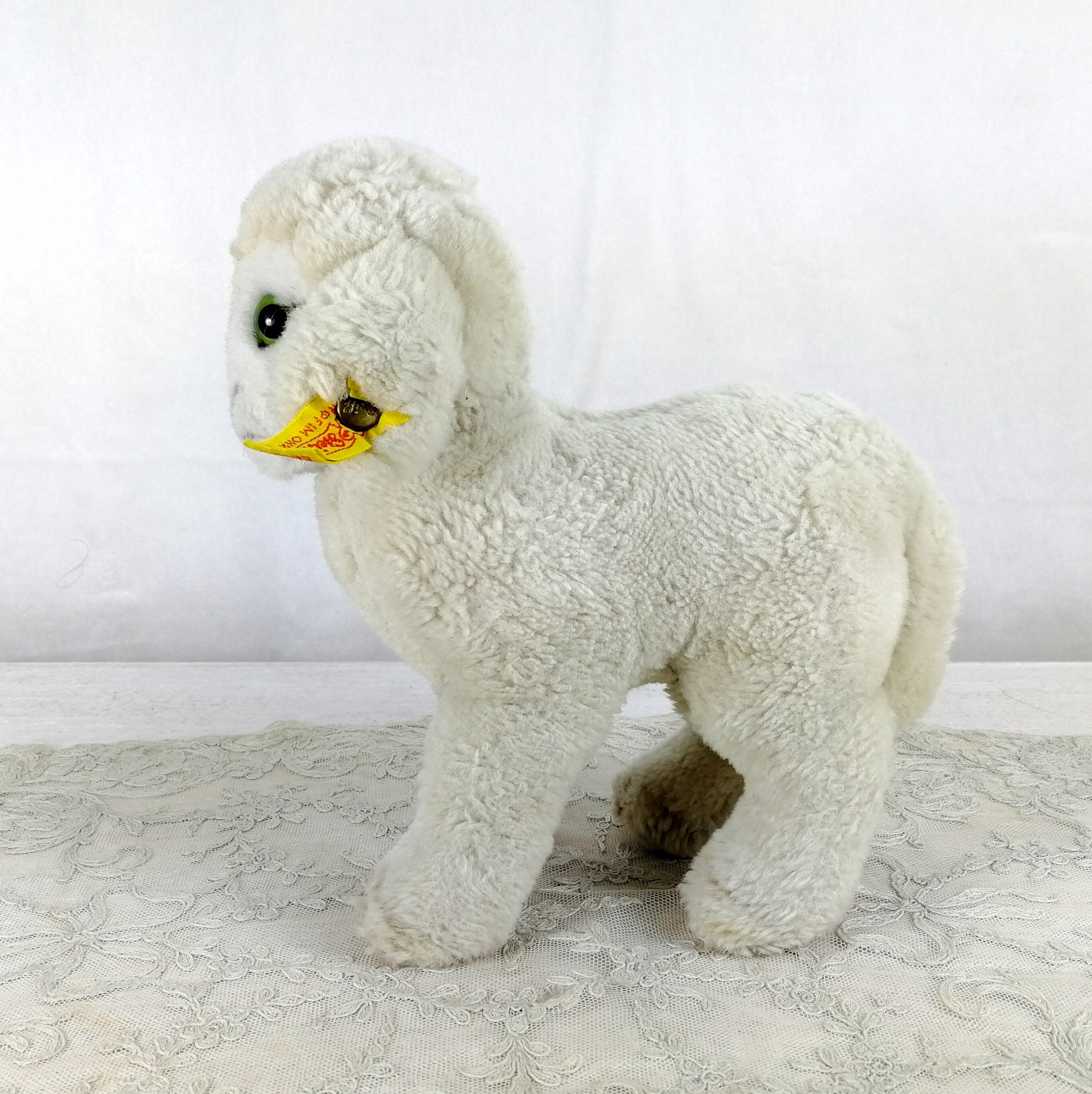 上品 Lamby Cosy Sheep Lamb Steiff Vintage 8 Ids With 1988 to 1985 ぬいぐるみ