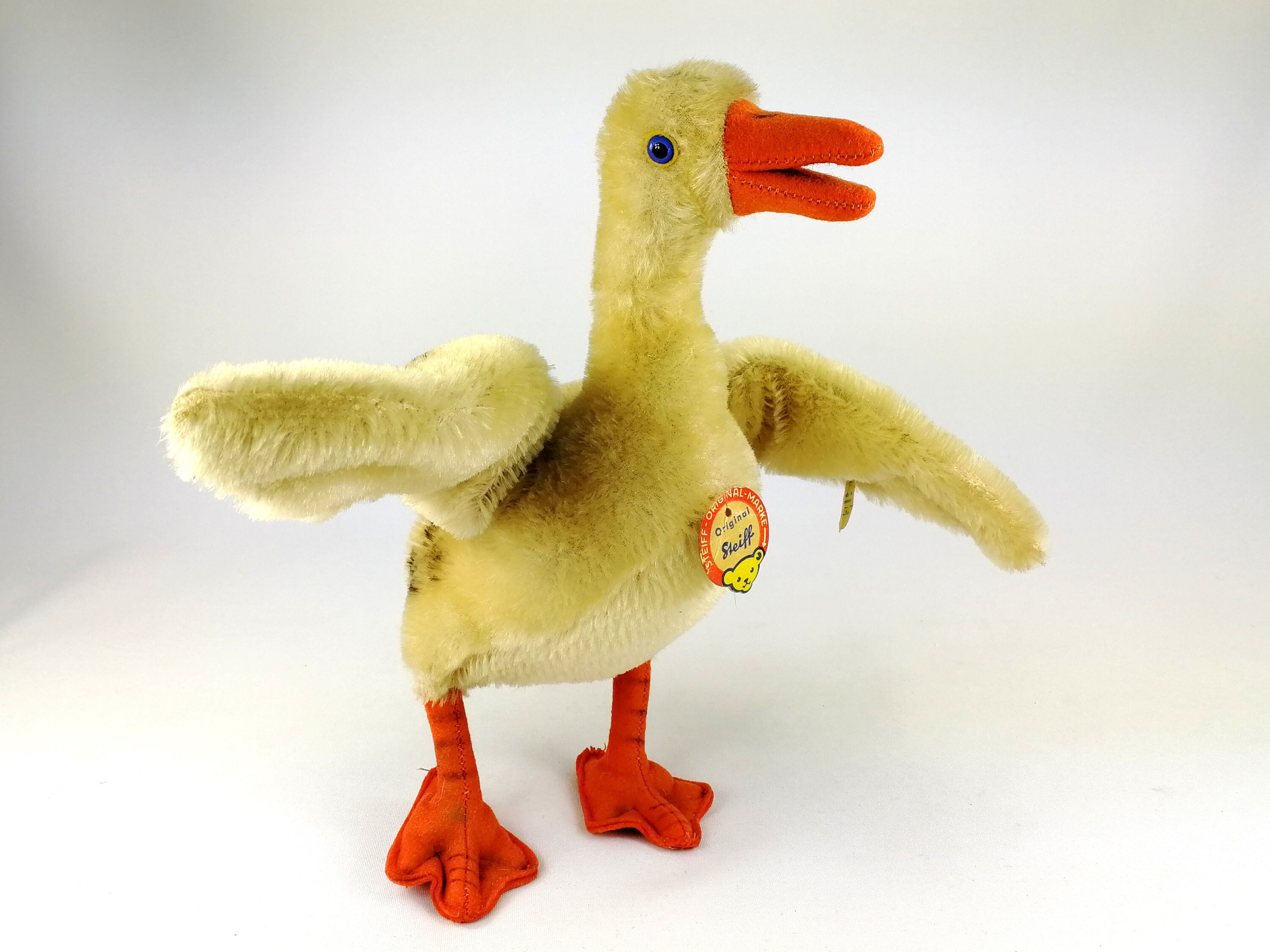 Steiff Jouet Peluche Oiseau Pied En Métal - FR
