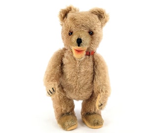 Hermann Teddy Bear Baby 10 pouces 1952 à 1964 vintage allemand