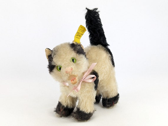 ビンテージ　シュタイフ　Tabby キャット 猫 下から２番目サイズ ② ビンテージ シュタイフ Tabby キャット 猫 下から2番目サイズ