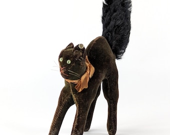 シュタイフ ブラック トム キャット ID 付き 最大 9 インチ