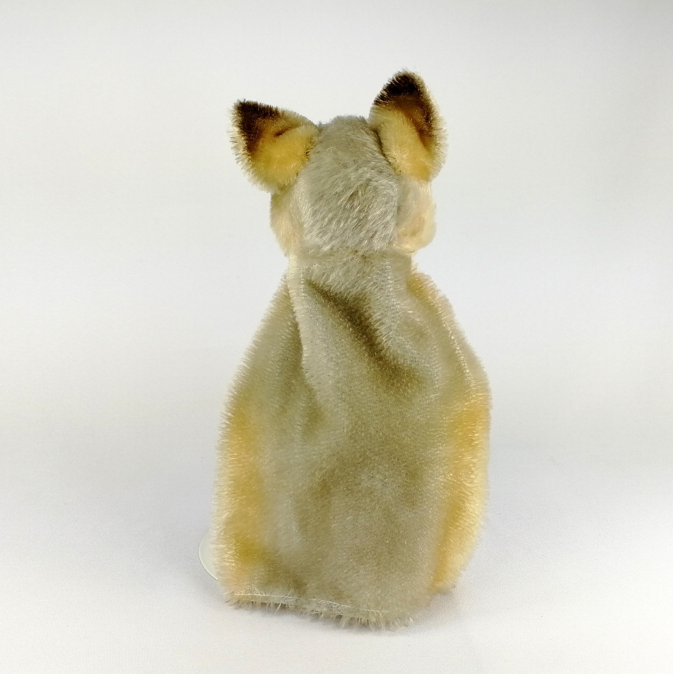 Steiff Wolf Hand Puppet With All Ids Vintage 1968 to 1978 Produced