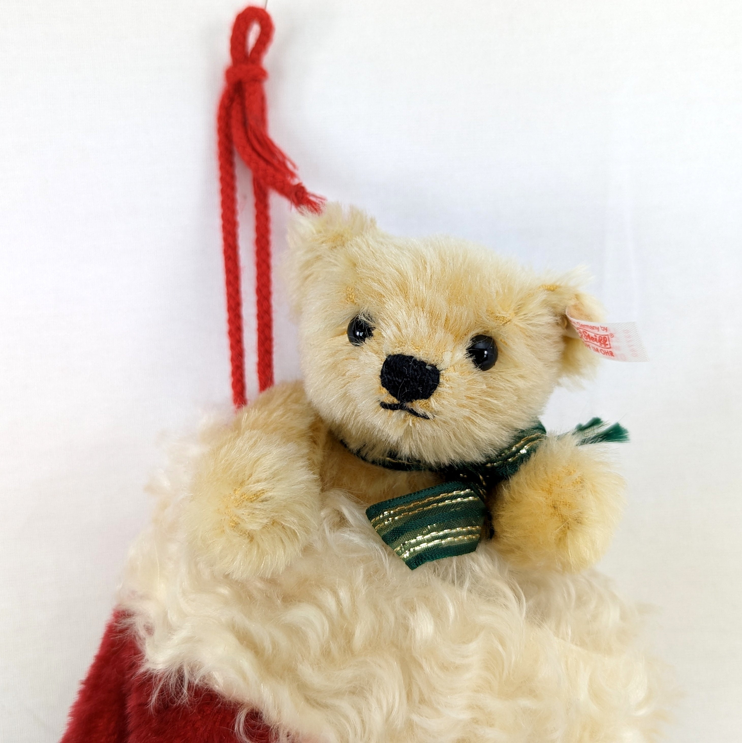 Steiff Christmas Stocking With Teddy Bear All Ids 2004 Lmt Edition