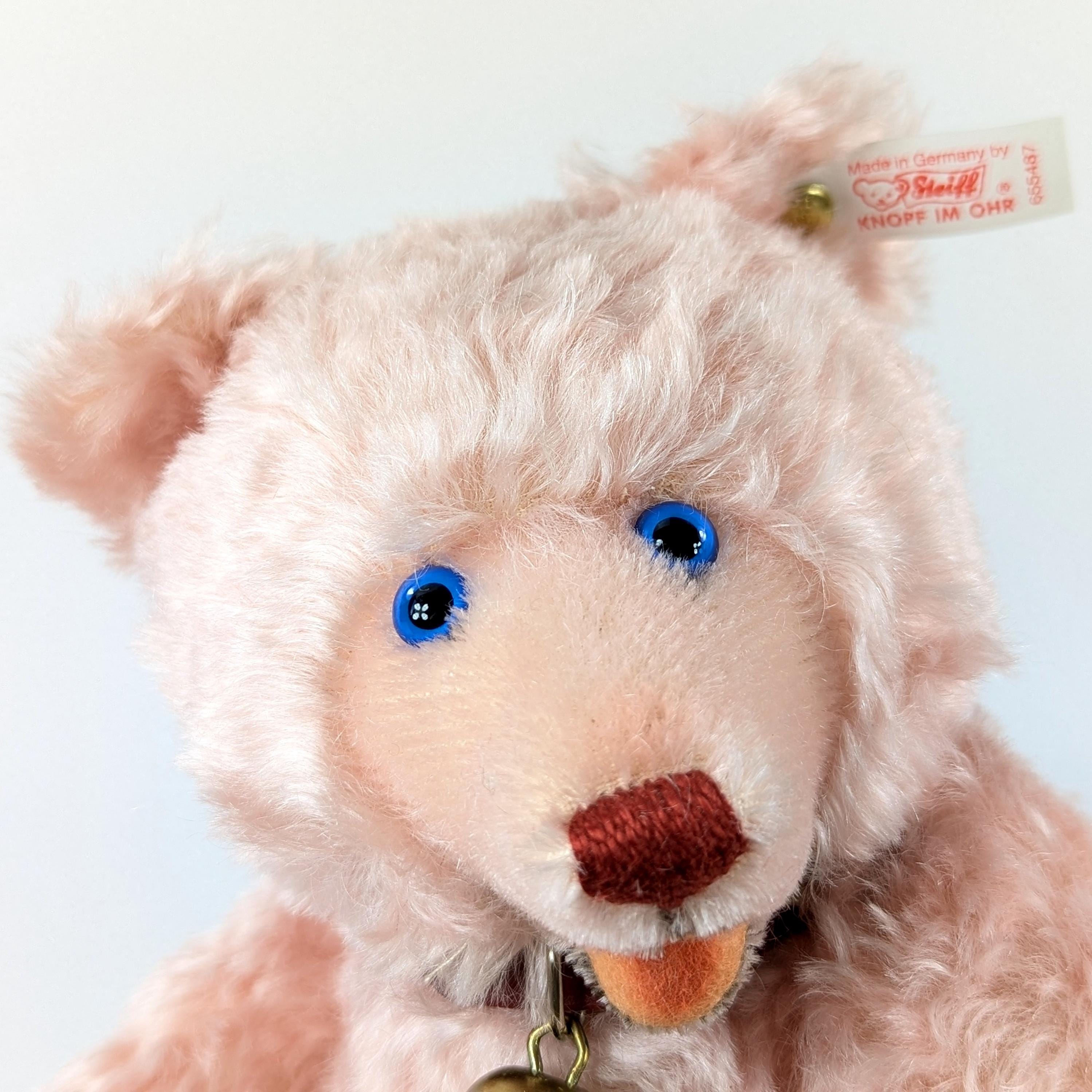 Steiff Teddy Baby Rosey Special Pink Bear for 1999 Festival All