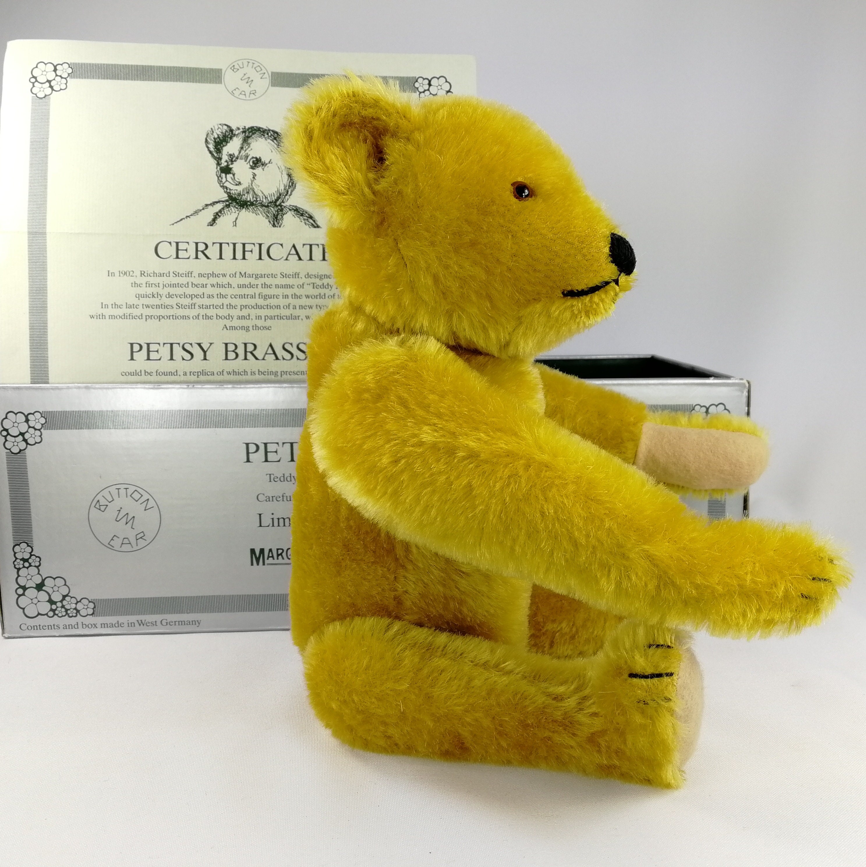 シュタイフ　テディベア　ペッツィ　ヴィンテージ　アンティーク シュタイフ テディベア ペッツィ ヴィンテージ アンティーク