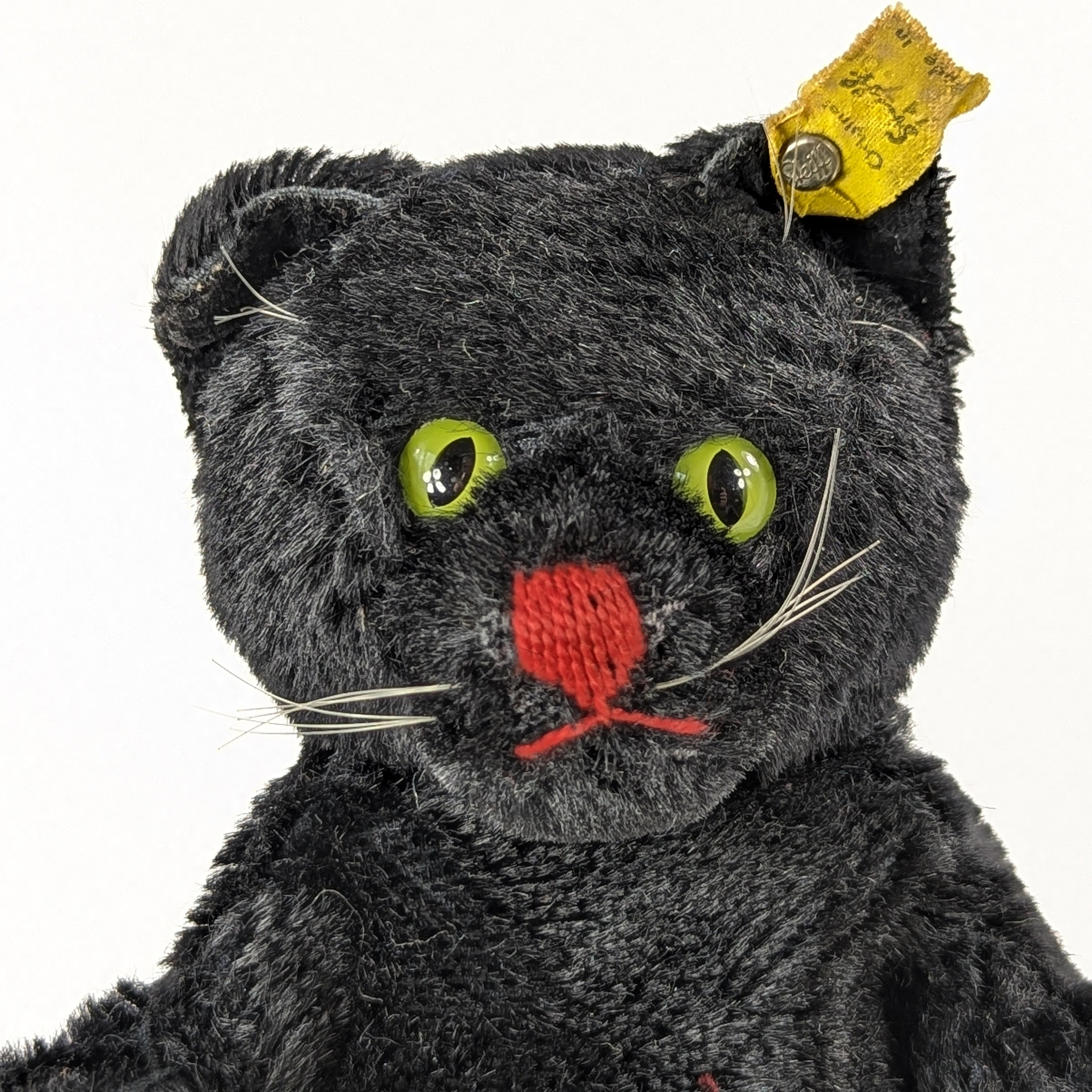 Steiff シュタイフ　ネコ　ハンドパペット　「Hand-Cat」17cm Steiff シュタイフ ネコ ハンドパペット 「Hand-Cat」17cm