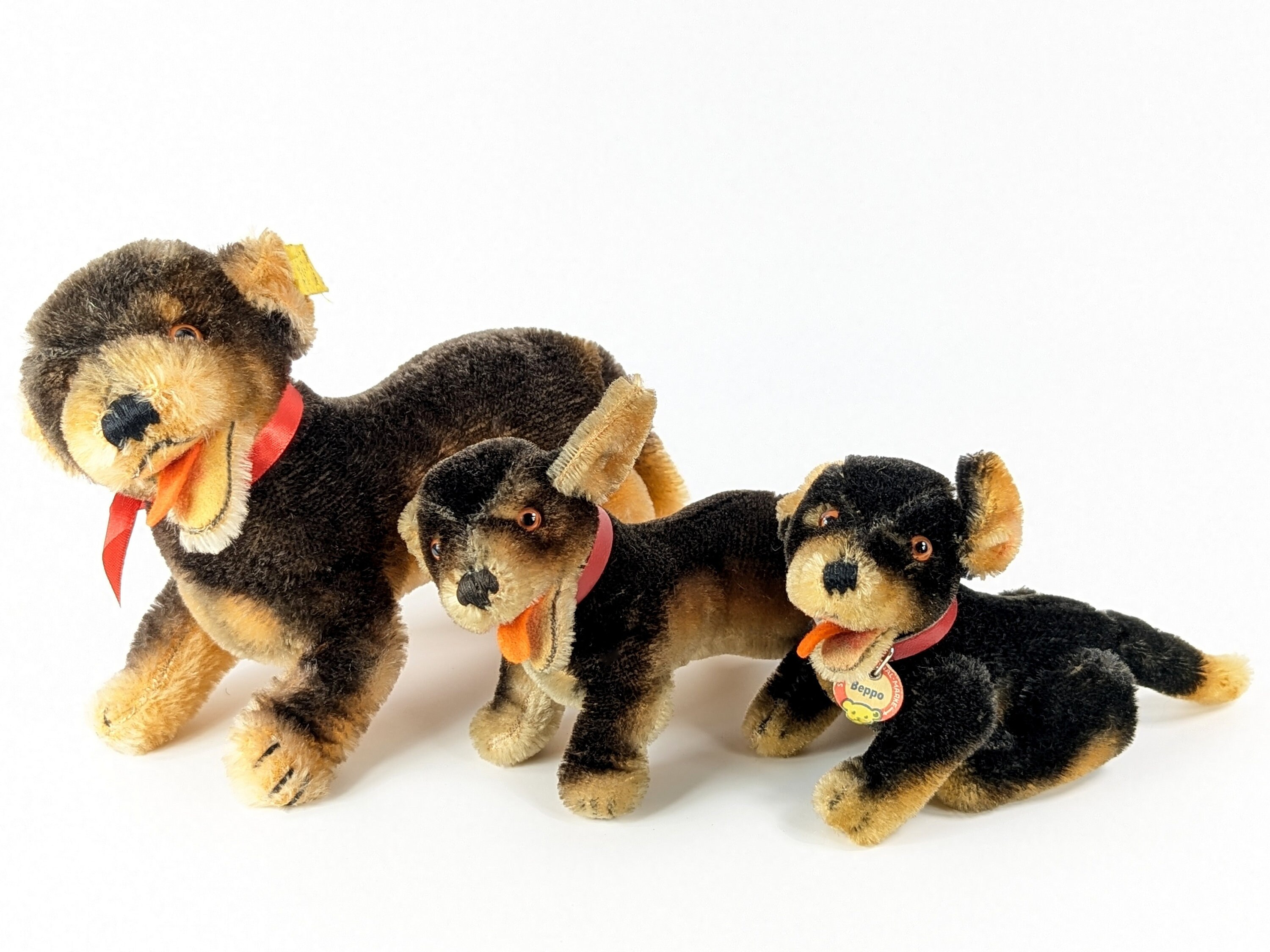 Steiff Dachshund Lumpi Original Dog Collar Small 4 Inches Vintage